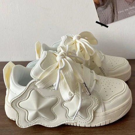 Y2k Kawaii Cosmic Glow Star Sneakers Shoptery