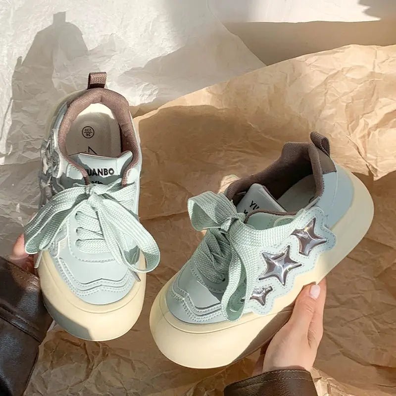 Kawaii Cosmic Glow Star Sneakers Shoptery