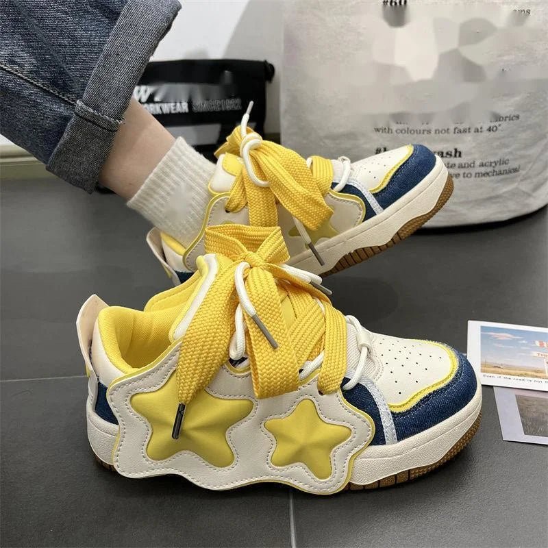 Y2k Kawaii Cosmic Glow Star Sneakers A Shoptery