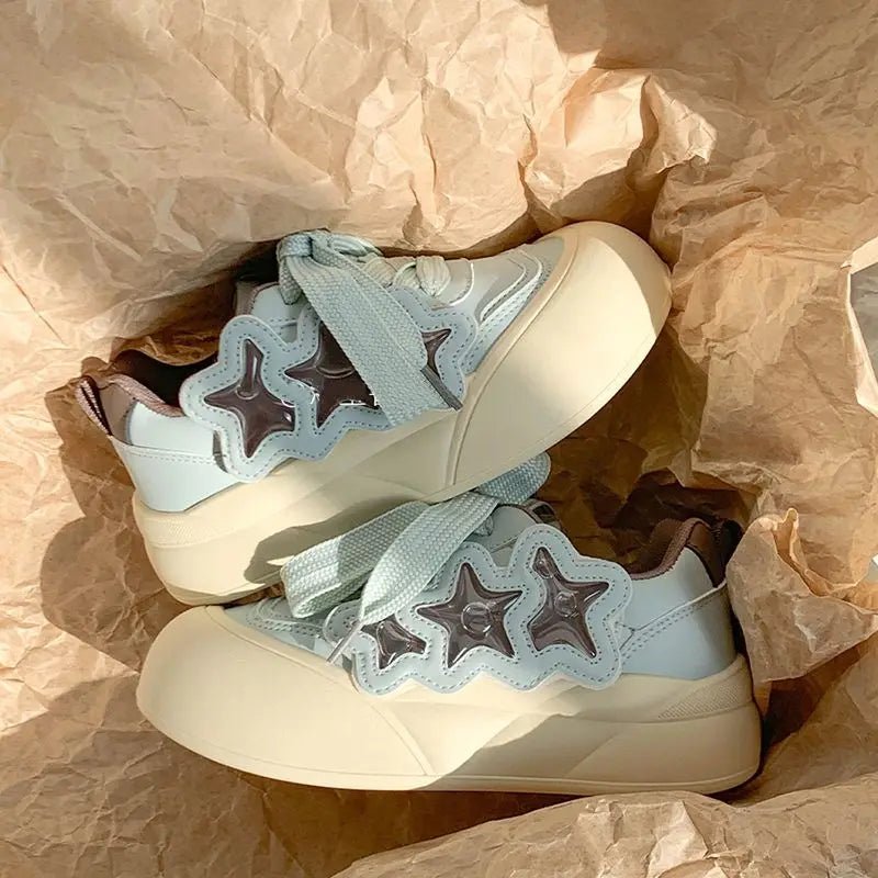 Kawaii Cosmic Glow Star Sneakers Shoptery
