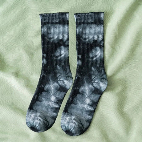 Cosmic Swirl Aesthetic Tie-Dye Socks 1 One size Shoptery