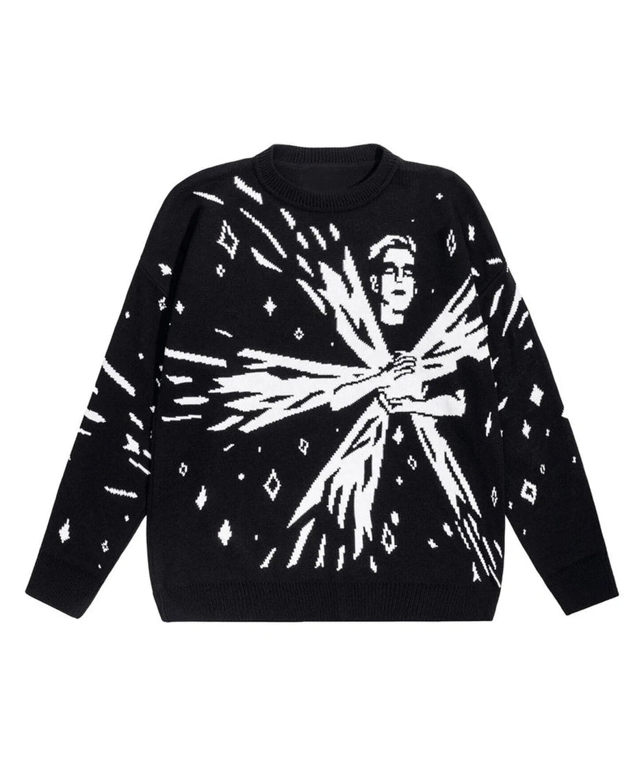 Cosmic Vision Graphic Sweater - 