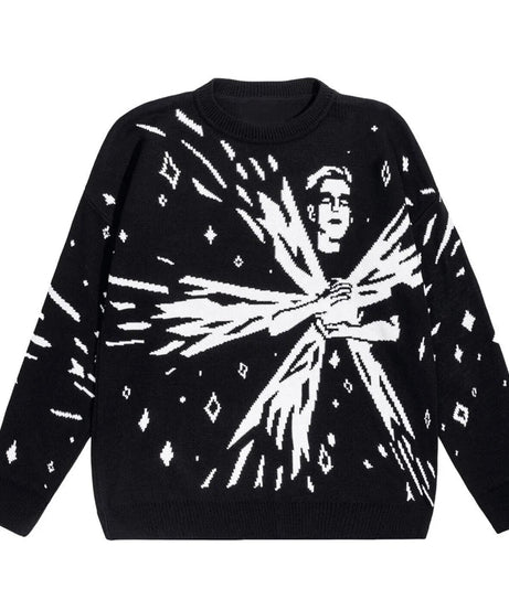 Cosmic Vision Graphic Sweater - 