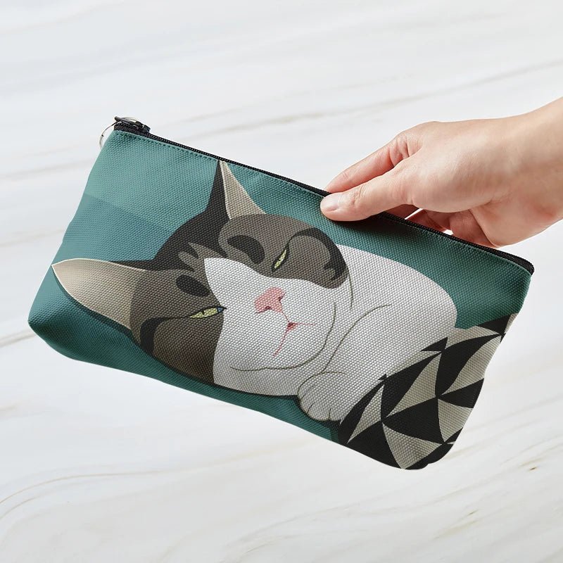 Cozy Cat Art Aesthetic Makeup Bag Style2 CHINA Shoptery
