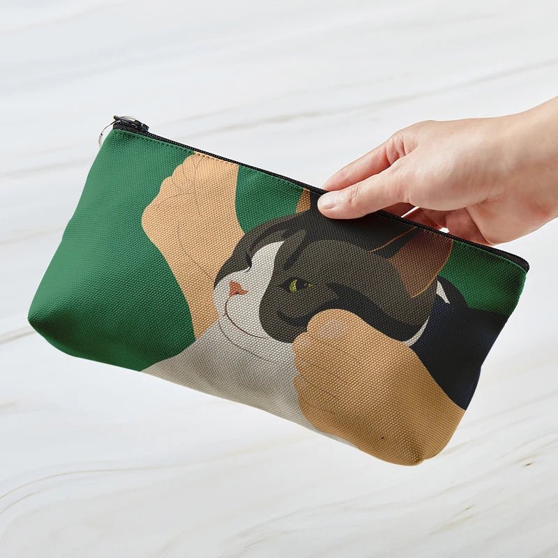 Cozy Cat Art Aesthetic Makeup Bag Style6 CHINA Shoptery
