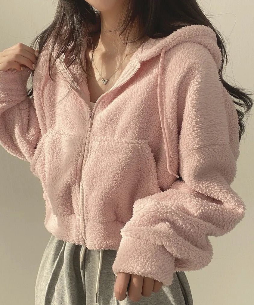 Cozy Cloud Sherpa Hoodie - Hoodies