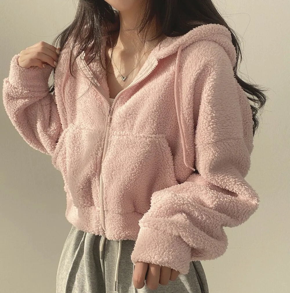 Cozy Cloud Sherpa Hoodie - Hoodies