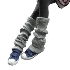 Y2k Cozy Ribbed Slouch Leg Warmers Shoptery