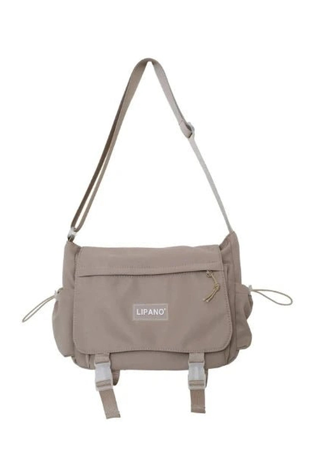 Aesthetic Crossbody School Bag Khaki Only Bag Shoptery