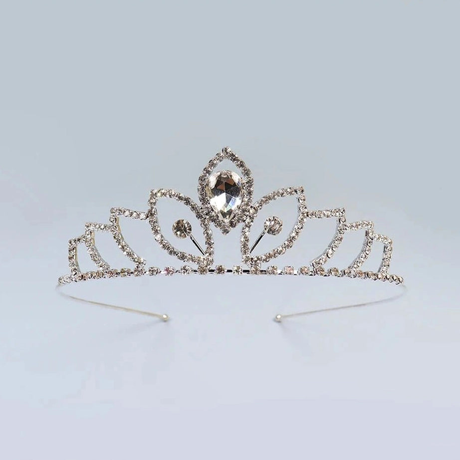 Aesthetic Crystal Bridal Tiara Shoptery