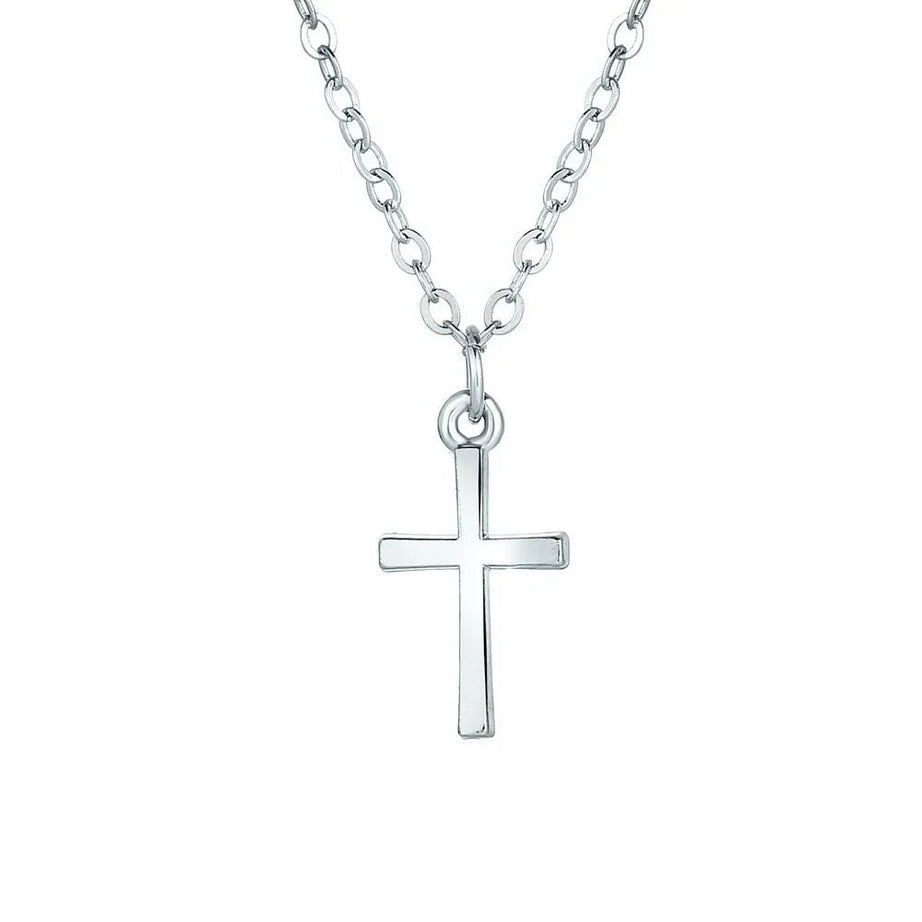 Crystal Rose Gothic Cross Necklace 51216 Shoptery