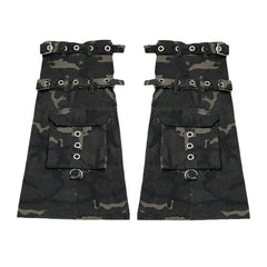 Y2k Chaos Buckle Leg Warmers Camouflage One Size Shoptery
