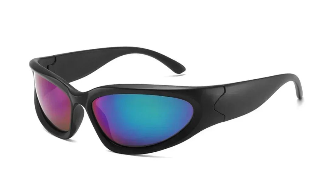Y2k Cyberwave Slim Shield Sunglasses G 1PC Shoptery