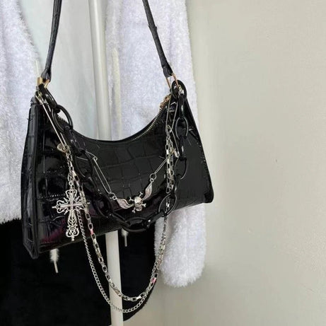 Dark Angel Chain Y2k Shoulder Bag Shoptery