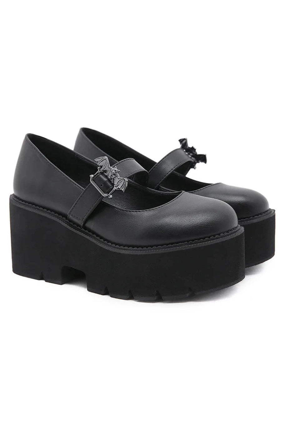 Dark Bat Charm Chunky Shoes - Shoes