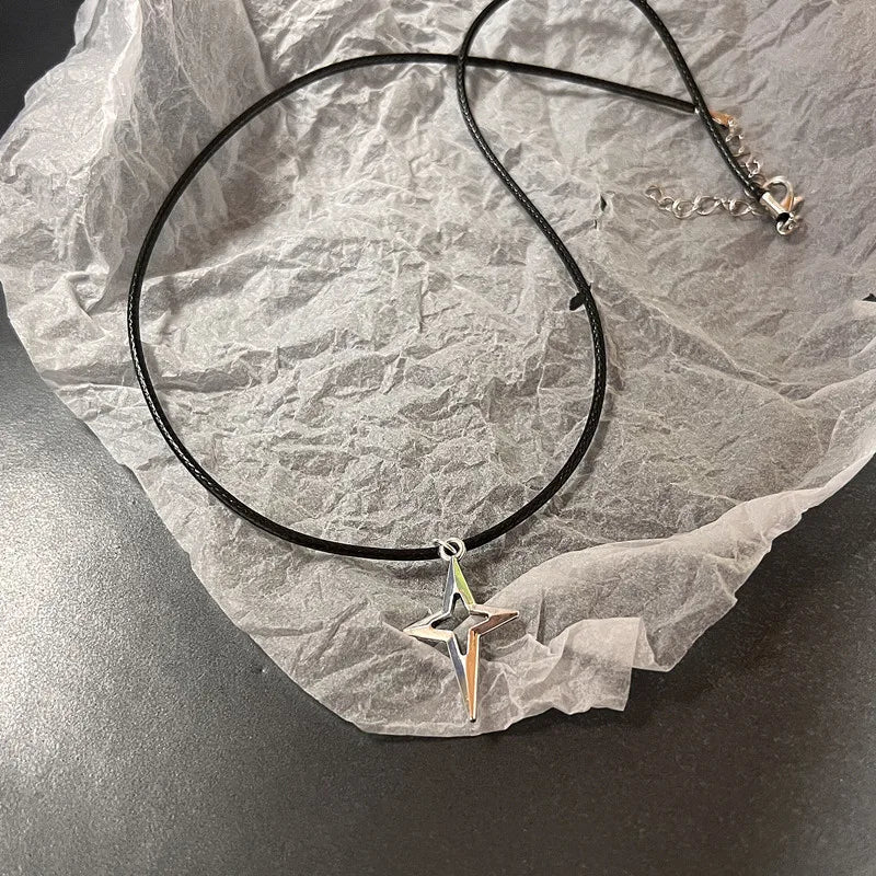 Dark Charm Layered Edgy Necklace Set 1 Shoptery