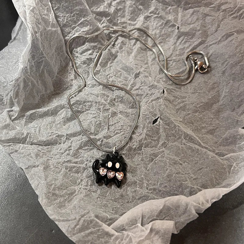 Dark Charm Layered Edgy Necklace Set 4 Shoptery