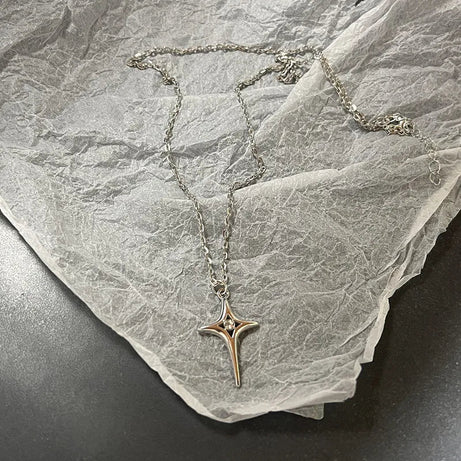 Dark Charm Layered Edgy Necklace Set 9 Shoptery