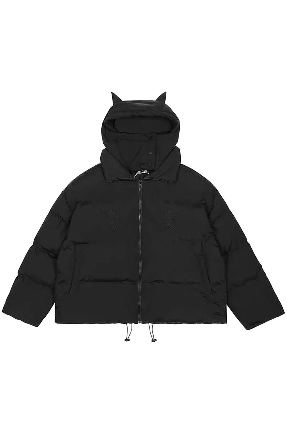 Dark Horned Puffer Jacket - 