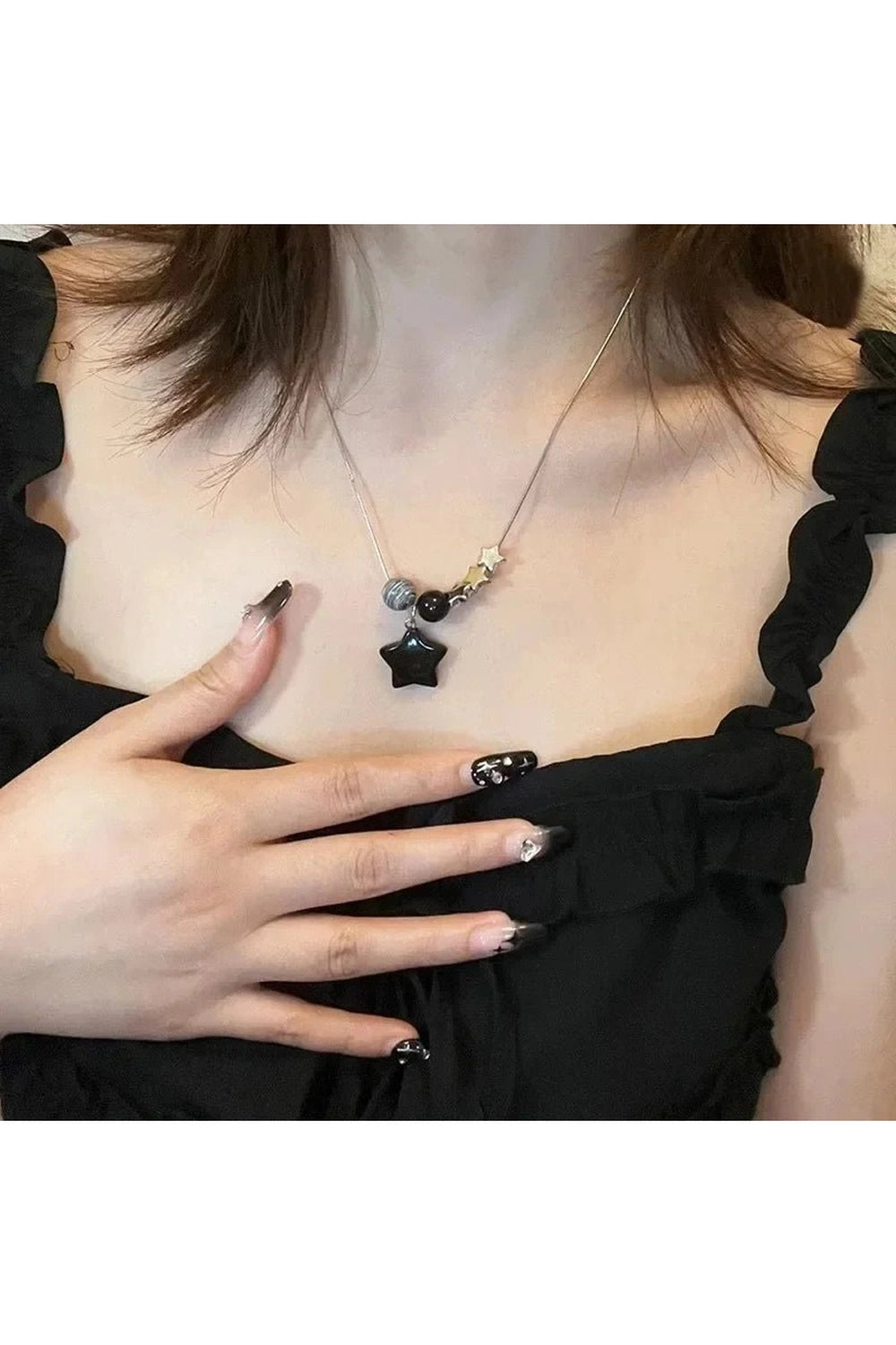 Alt Goth Dark Romance Layered Necklace Shoptery