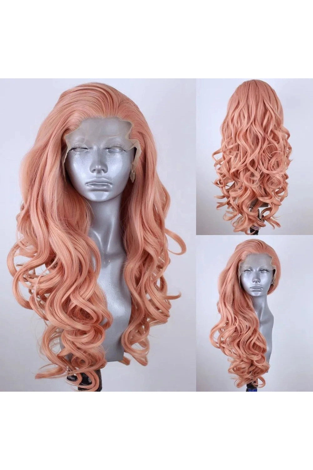 Deep Wave Lace Front Wig Peach Wig Lace Front Shoptery