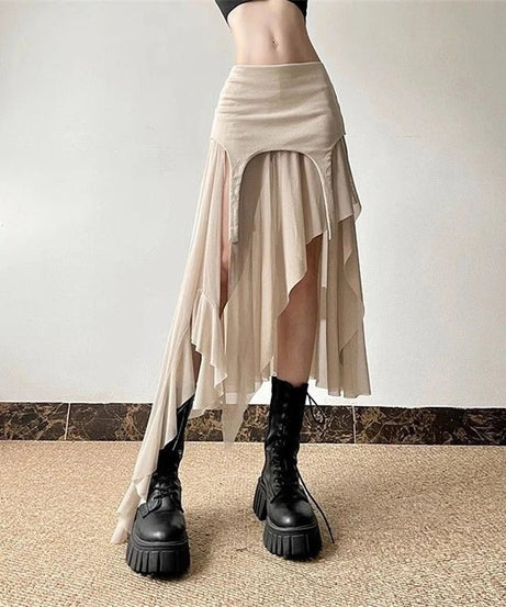 Desert Mirage Layered Skirt - Skirts