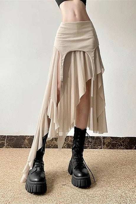 Desert Mirage Layered Skirt - Skirts