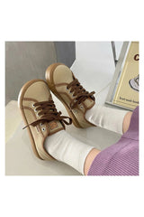 Aesthetic Designer Canvas Sneakers Shoptery