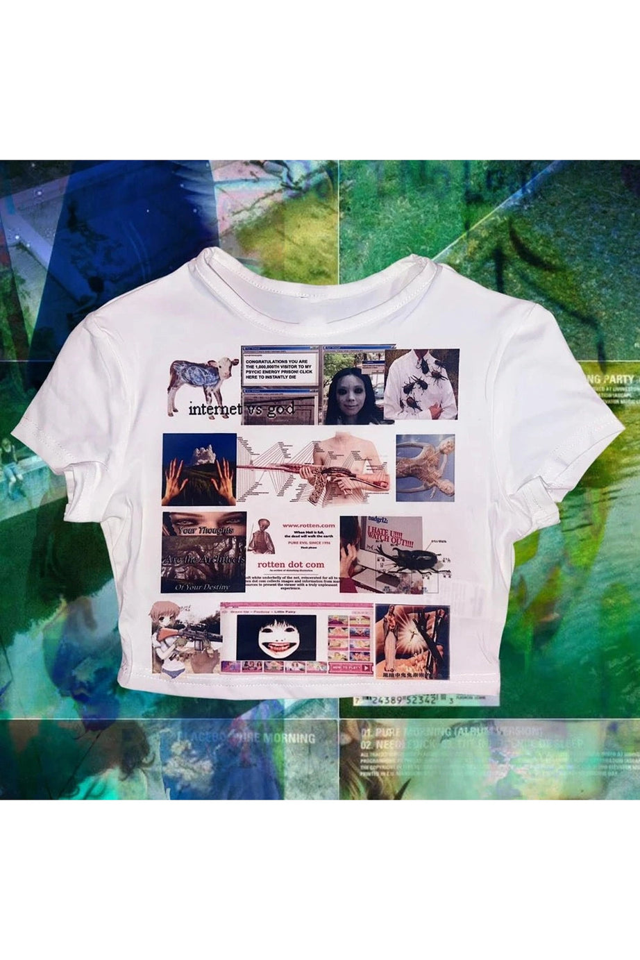 Digital Dystopia Collage Top - 