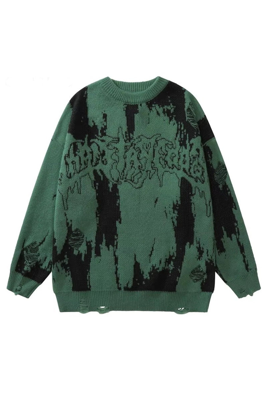 Distorted Chaos Knit Sweater - 