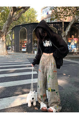 Kidcore Doodle Dreams Plaid Pants Shoptery