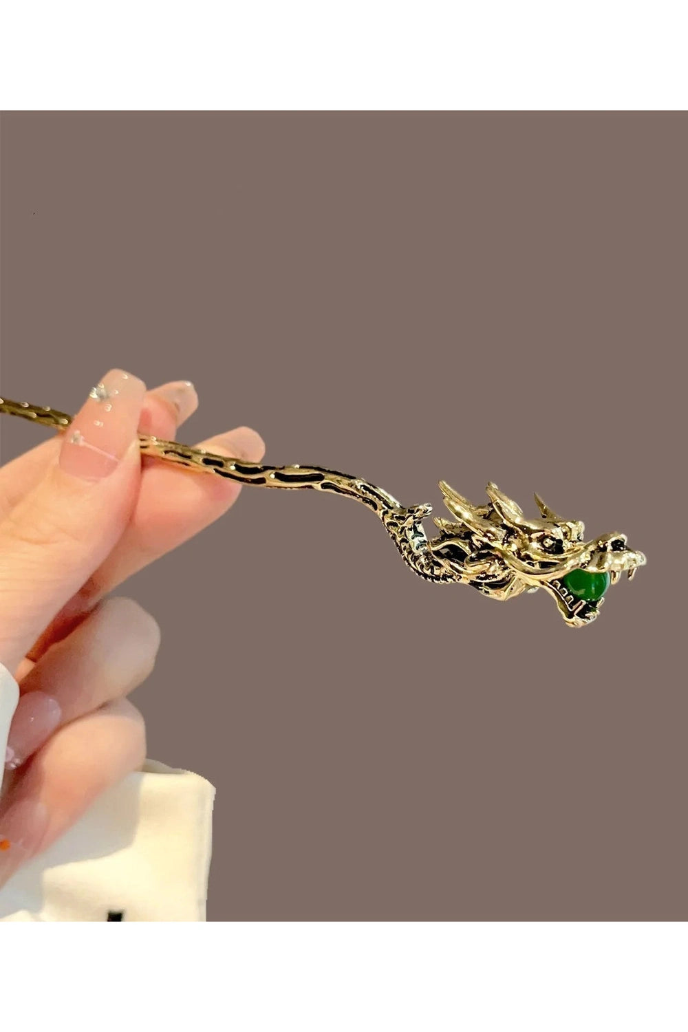 Edgy Dragon Tassel Hair Pins 399-jin Shoptery