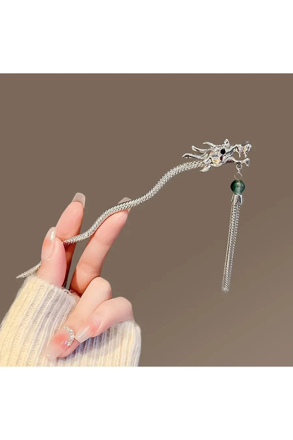 Edgy Dragon Tassel Hair Pins 1 Shoptery