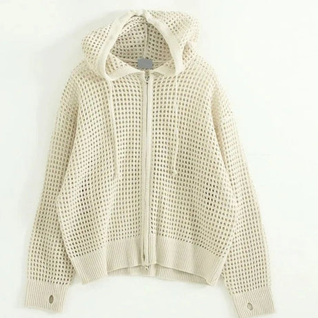 Buy Edgy Black Fishnet Jacket - Shoptery