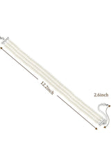 Aesthetic Elegant White Pearl Choker Shoptery