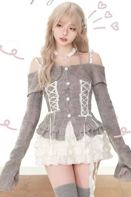 Enchanted Lace - Up Outfit Set - Outfit Sets