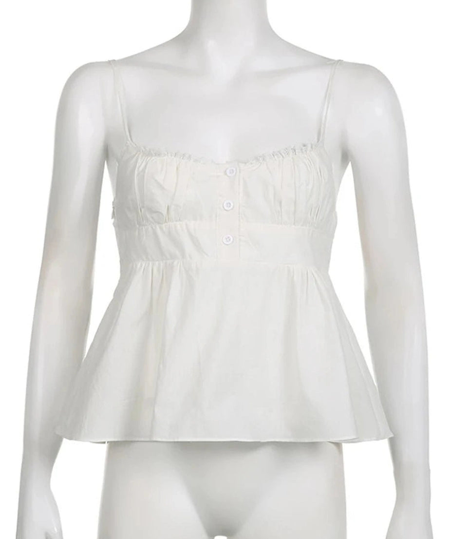 Ethereal Peplum Top - Shirts & Tops