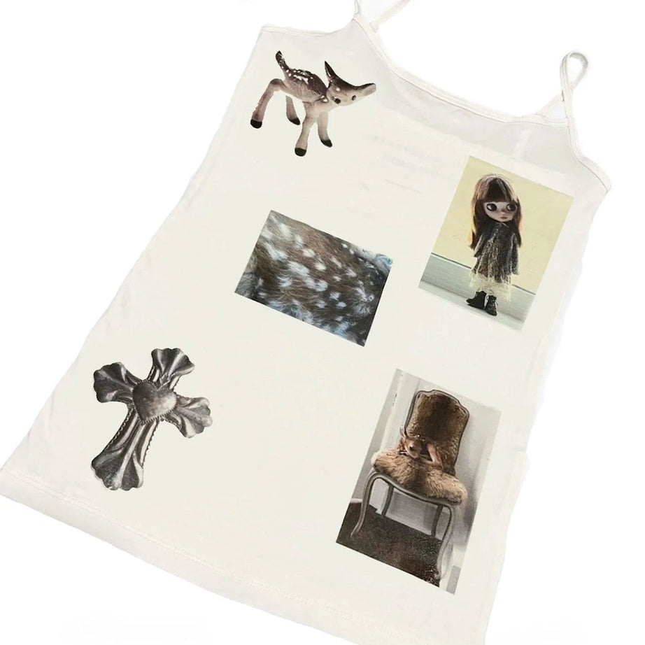 Ethereal Relics Cami Alt Crop Top Shoptery