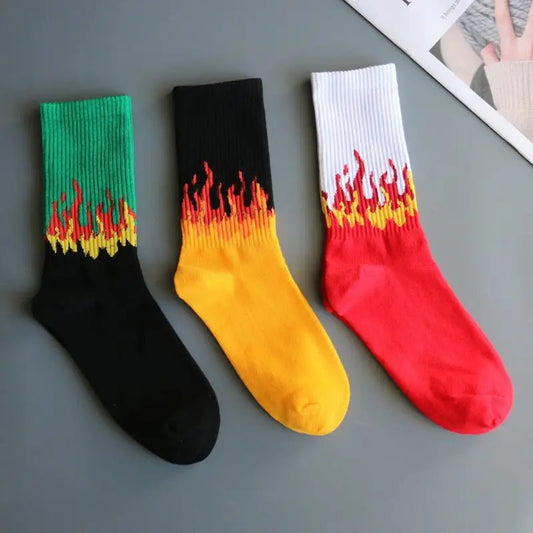 Socks – Edgy Flame – Statement Socks Shoptery