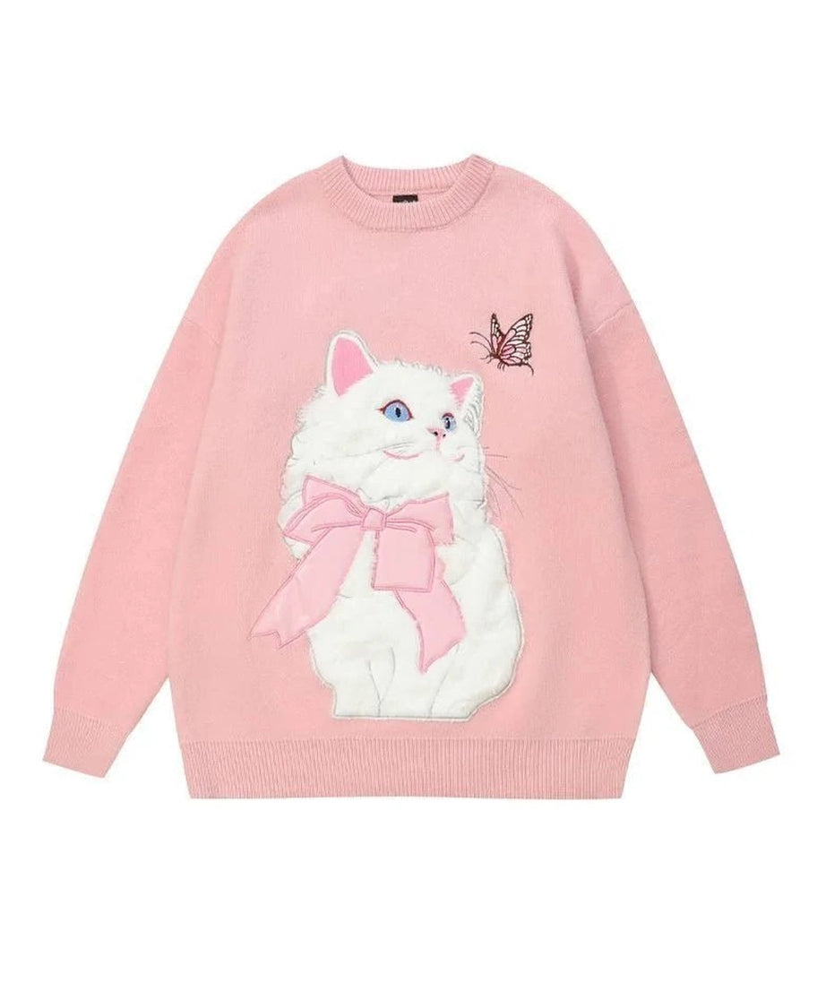 Flocking Cat Sweater -