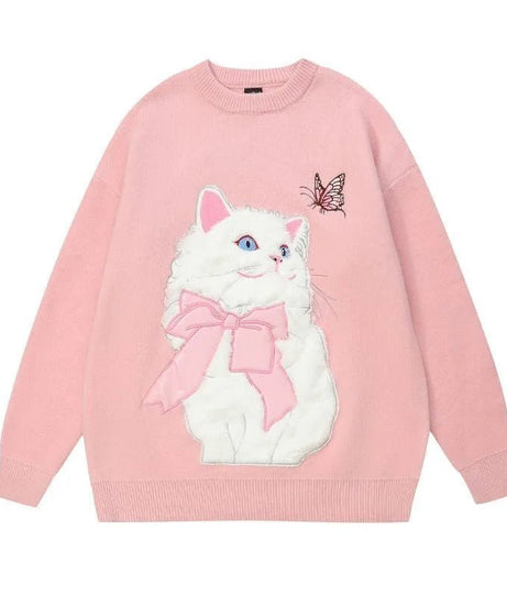 Flocking Cat Sweater -
