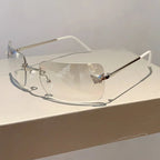 Glasses – Y2k Flutter for Retro Style – Fashion Item Silver Shoptery