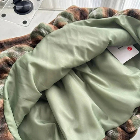 Forest Charm Alt Plaid Skirt Outfit Set Shoptery