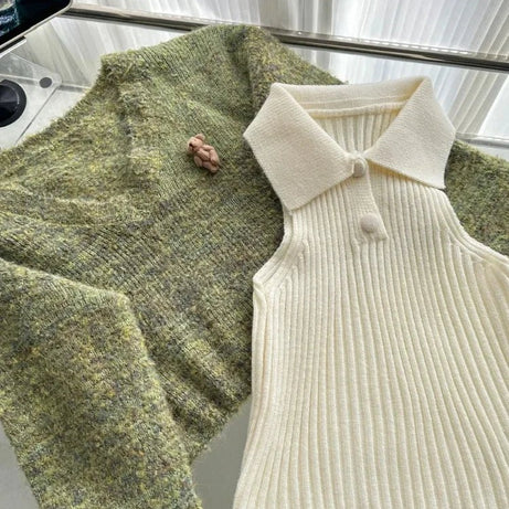 Forest Charm Alt Plaid Skirt Outfit Set Shoptery