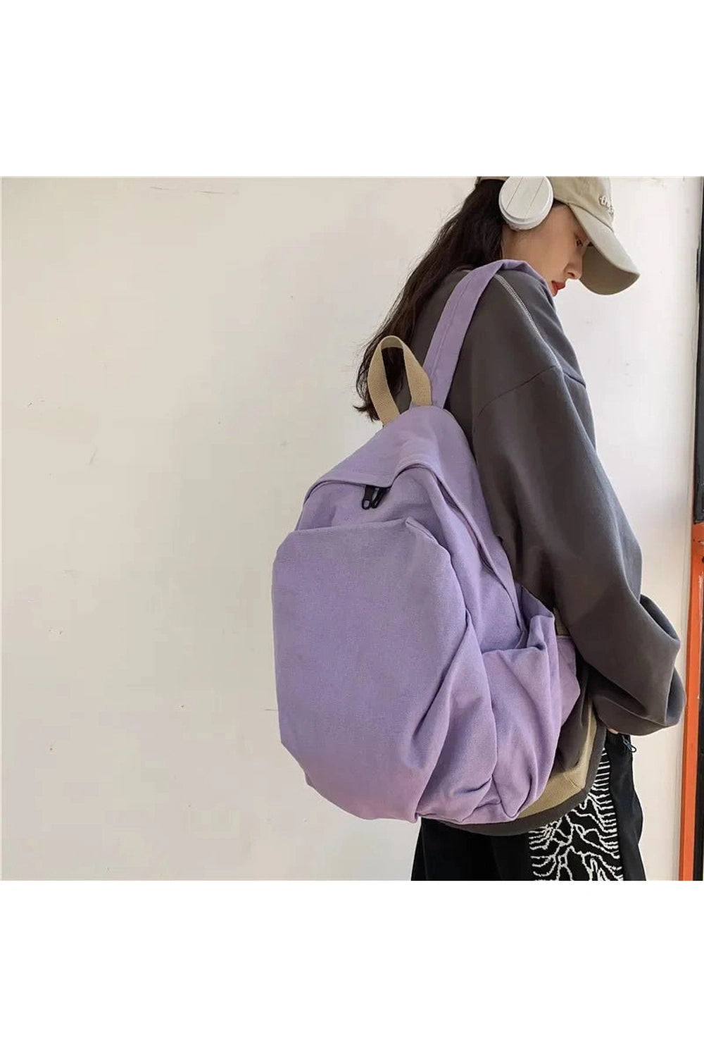 Forest Green Canvas Backpack Shoptery