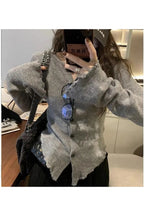 Accessory – Aesthetic Frayed – Curated Look for Complete Looks Grey Shoptery