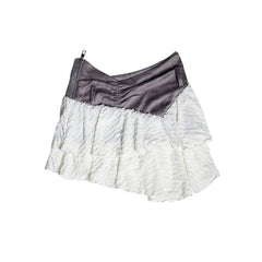 Acubi Style Frosted Layers Skirt skirt Shoptery