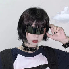 Y2k Futurewave Chrome Sunglasses Shoptery