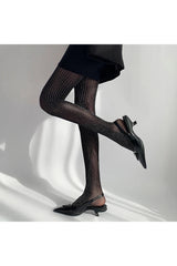 Coquette Glimmer Striped Tights Shoptery