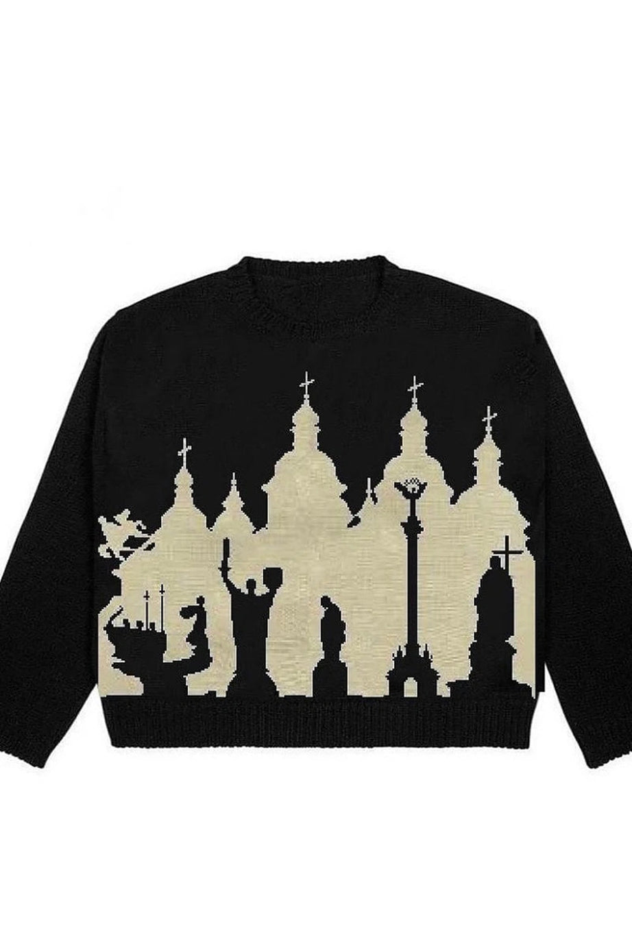 Gothic Cathedral Knit Sweater - 